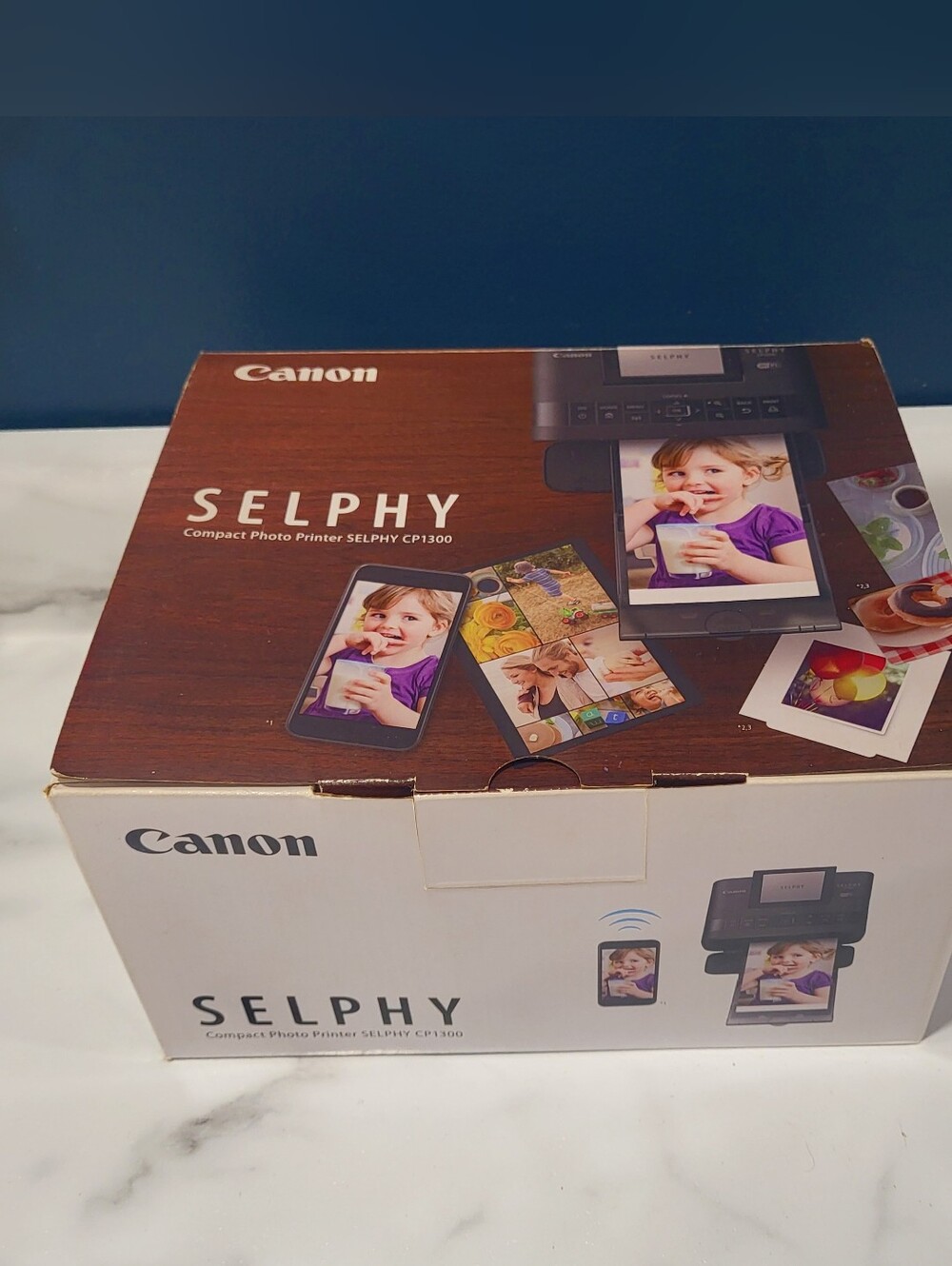 Canon SELPHY CP1300 Wireless Compact Photo Printer New Open Box Tested Excellent